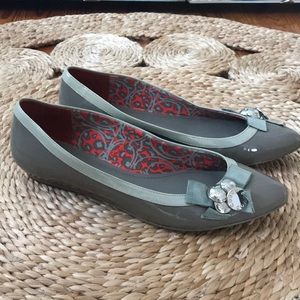 Coach Shoes - Coach Poppy Gray Flats Size 8.5 Coach Shoes - Coach Poppy Gray Flats Size 8.5